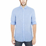 Linen Sky Blue Shirt Shirts Cottonize