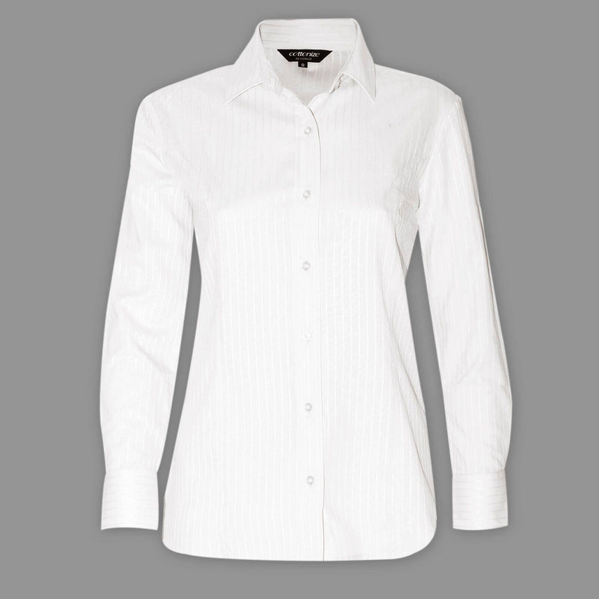 Women Blouse Shirt Blouse Shirts Cottonize Tonal White (367W) 6 