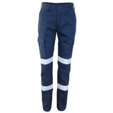 Ladies Double Hoops Taped Pants Pants DNC 6 Navy 