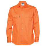 Cotton Drill Long Sleeve Work Shirt Shirts DNC