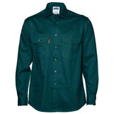 Cotton Drill Long Sleeve Work Shirt Shirts DNC