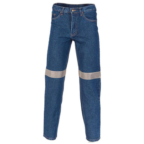 Denim Jeans With Tape Jeans DNC   