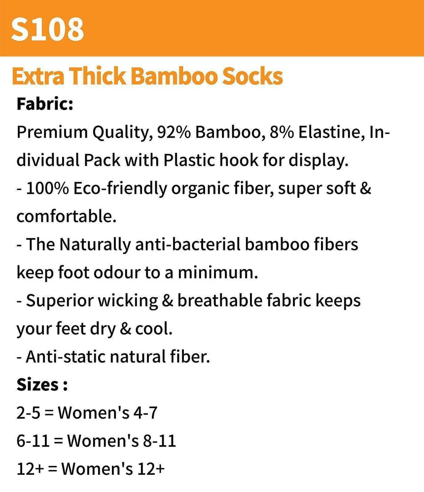 Extra Thick Bamboo Socks Socks DNC   