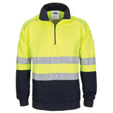 Hi Vis 1/2 Zip Fleecy Jumper Sweaters DNC   