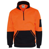 Hi Vis 1/2 Zip Super Fleecy Jumper Sweaters DNC   