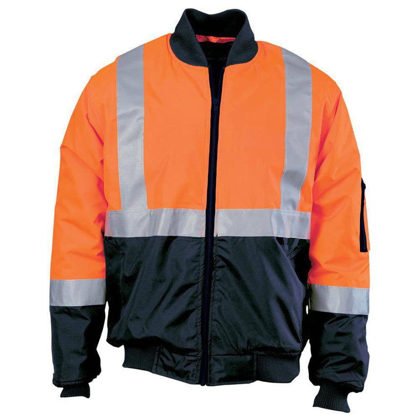 Hi Vis 2 Tone Bomber Jacket Jackets DNC   