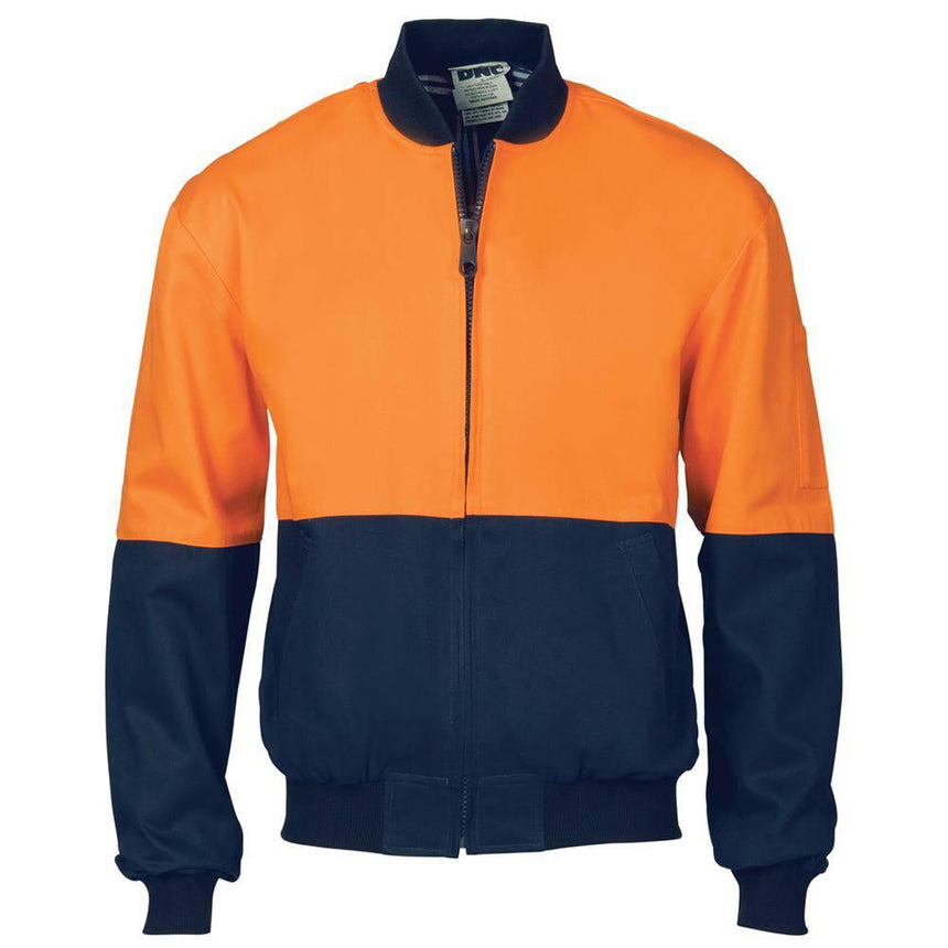 Hi Vis 2 Tone Bomber Jacket Jackets DNC   