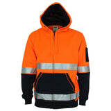 Hi Vis 2 Tone Full Zip Hoodie Hoodies DNC   