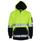 Hi Vis 2 Tone Full Zip Hoodie Hoodies DNC   