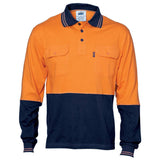 Hi Vis 2 Tone Long Sleeve Polo Polos DNC   