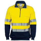 Hi Vis 2 Tone Taped 1/2 Zip Jumper Sweaters DNC   