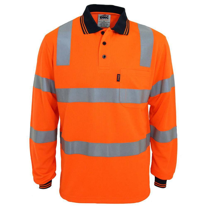 Hi Vis Biomotion Taped Polo Polos DNC   