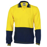 Hi Vis Cool Breeze Long Sleeve Polo Polos DNC   