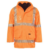 Hi Vis Cross Back Jacket Orange Jackets DNC   