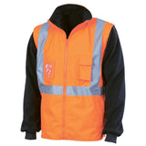 Hi Vis Cross Back Jacket Orange Jackets DNC   