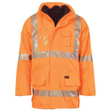 Hi Vis Cross Back Jacket Yellow Jackets DNC   