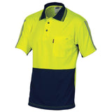 Hi Vis Stripe Polo Polos DNC   