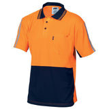 Hi Vis Stripe Polo Polos DNC   