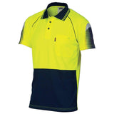 Hi Vis Sublimated Piping Polo Polos DNC   