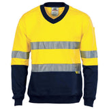 Hi Vis Taped 2 Tone V Neck Shirt Shirts DNC