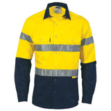 Hi Vis Two Tone Drill Shirts with 3M R/Tape Shirts DNC