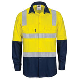 Hi Vis Two Tone Shirt with Hoop & Shoulder CSR Reflective Tape Shirts DNC