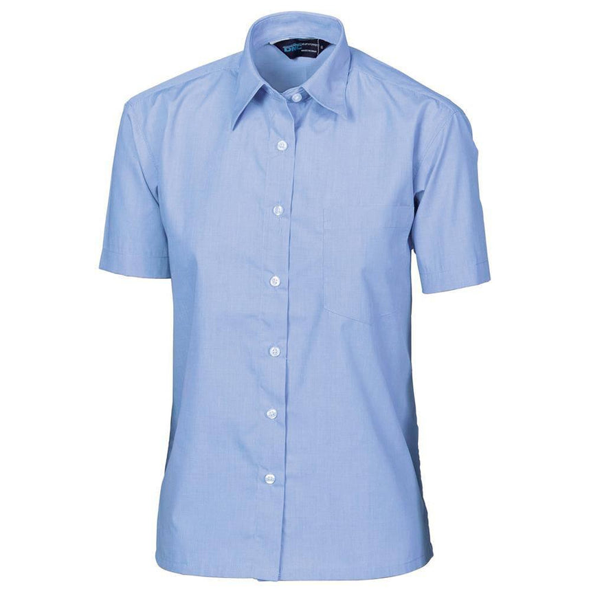 Ladies Regular Collar Short Sleeve Shirt Short Sleeve Shirts DNC   