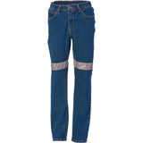 Ladies Taped Denim Stretch Jeans Pants DNC   