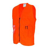 Daytime Side Panel Safety Vests Vests DNC S Orange 