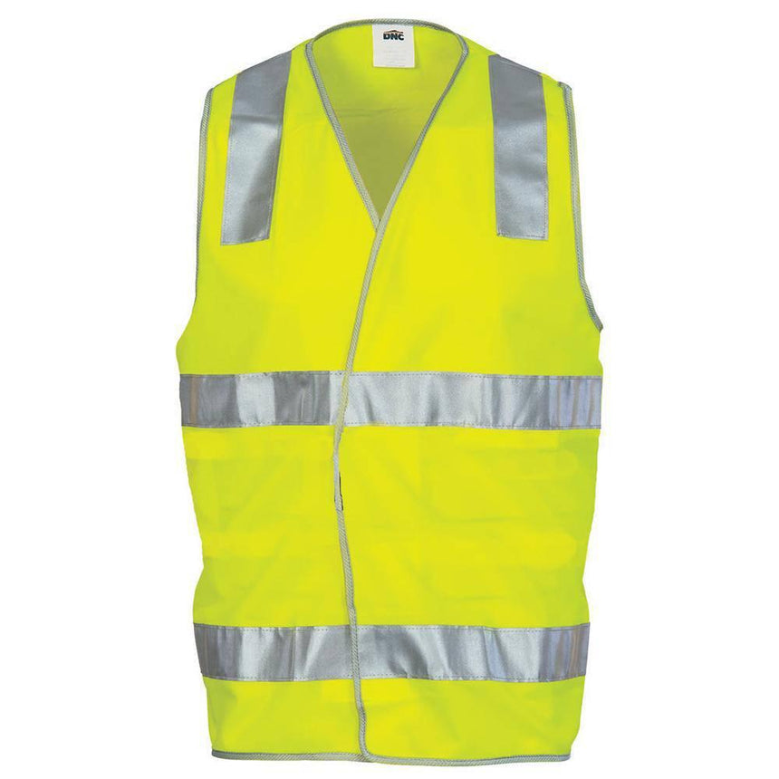 Safety Vest with Hoop Shoulder Tape Vests DNC   