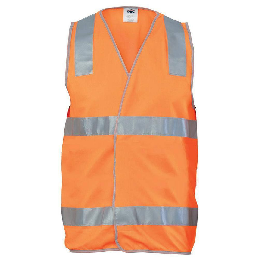 Safety Vest with Hoop Shoulder Tape Vests DNC   