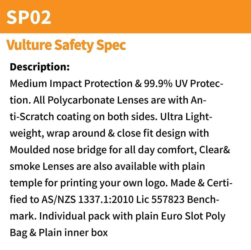 Vulture Safety Spec Eye Protection DNC   