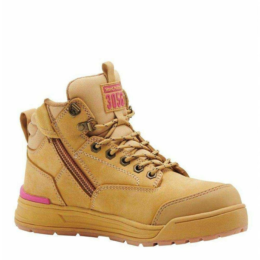 3056 Women's Safety Boot Zip Up Boots Hard Yakka   
