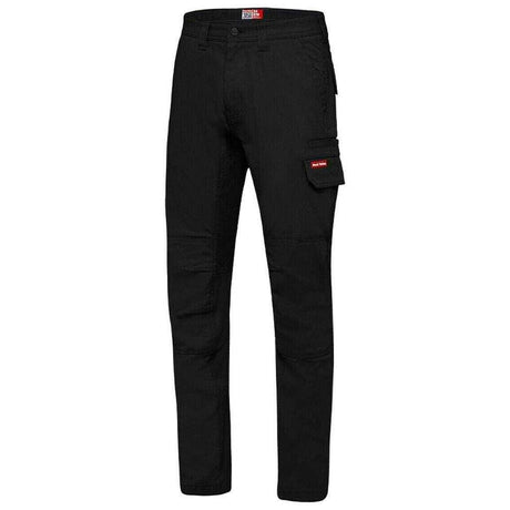 3056 Stretch Canvas Cargo Pant Pants Hard Yakka Black 77R Regular