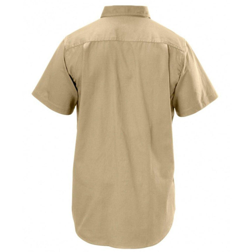 Cotton Drill Short Sleeve Shirt Y07510 Short Sleeve Shirts Hard Yakka   