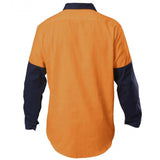 Hi Vis 2Tone Closed Front Shirt Shirts Hard Yakka