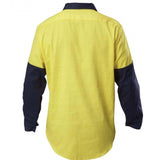 Hi Vis 2Tone Closed Front Shirt Shirts Hard Yakka