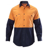 Hi Vis 2Tone Drill Shirt Shirts Hard Yakka