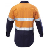 Hi Vis 2Tone Drill Taped Shirt Shirts Hard Yakka