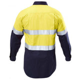 Hi Vis 2Tone Drill Taped Shirt Shirts Hard Yakka