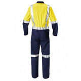 Hi Vis 2Tone Taped Drill Coverall Overalls Hard Yakka   