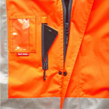 Hi Vis 4 In 1 Taped Jacket Jackets Hard Yakka   