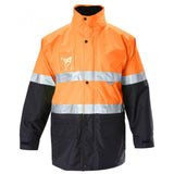 Hi Vis 6 In 1 2Tone Taped Jacket Jackets Hard Yakka   