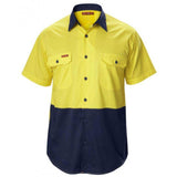 Hi Vis Koolgear 2 Tone Vented Shirt Shirts Hard Yakka