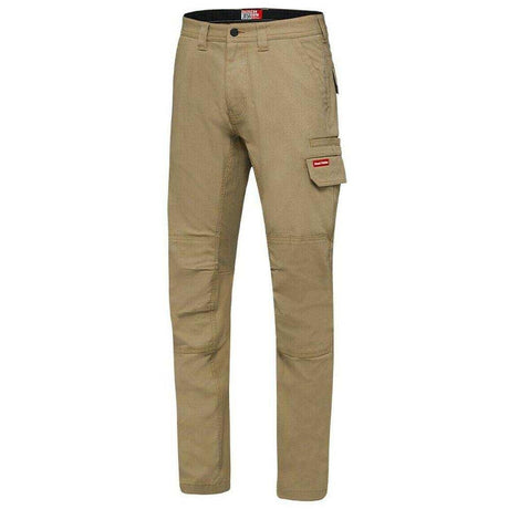 3056 Stretch Canvas Cargo Pant Pants Hard Yakka Khaki 77R Regular