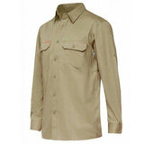 Koolgear Vented Long Sleeve Shirt Shirts Hard Yakka Khaki S