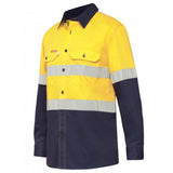 Koolgear Hi Vis 2 Tone Taped Shirt Shirts Hard Yakka