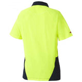 Koolgear Hi Vis 2 Tone Vented Polo Polos Hard Yakka   