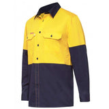 Koolgear Hi Vis 2 Tone Vented Shirt Shirts Hard Yakka