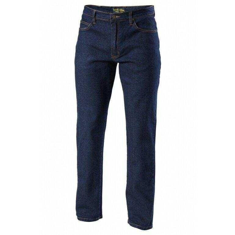 Stretch Denim Jean Jeans Hard Yakka Navy 72R 